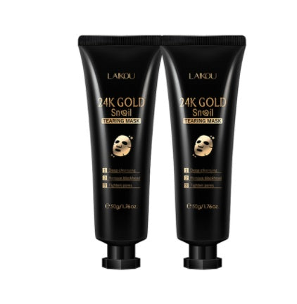 🧖‍♀️Gold Foil Snail Hydrating Peel-Off Mask – Deep Moisture Glow Therapy