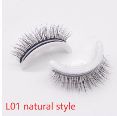 ✨Luxury Reusable 3D Mink Self-Adhesive Lashes – Glue-Free, Natural Volume, 10–20 Wears