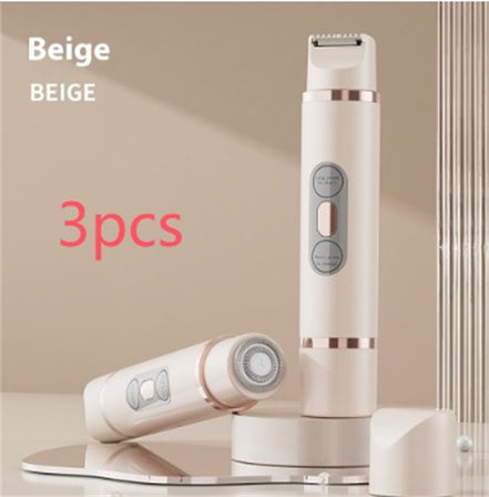✨SilkGlide Dual-Head Electric Shaver – Painless Hair Removal for Face, Bikini, Underarm & Legs