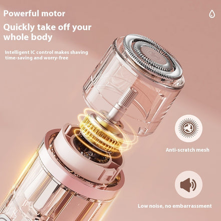 ✨SilkGlide Dual-Head Electric Shaver – Painless Hair Removal for Face, Bikini, Underarm & Legs