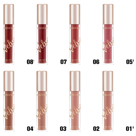 💄PHOFAY Velvet Lip Gloss – Soft Matte, Weightless & Non-Sticky Perfection