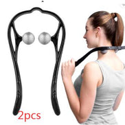 Plastic Pressure Point Therapy Neck Massageador Massagem Relieve Hand Roller Neck Massager For Neck Shoulder Trigger Point