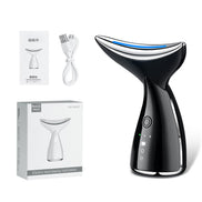 💎EMS Microcurrent Neck & Face Lifting Device – 3 Color LED Photon Therapy for Skin Tightening, Jawline Sculpting & Double Chin Appearance Reduction