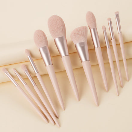 💖GlowGlam Beauty Brush Kit – 12-Piece Flawless Makeup Brush Set for Everyday Glam