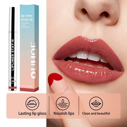 💄 LONG LASTING LIP LINER PEN – DARK BROWN
