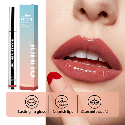 💄 LONG LASTING LIP LINER PEN – DARK BROWN