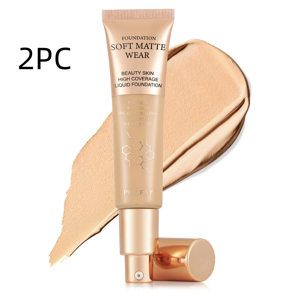 💄 PHOFAY Full Coverage Foundation