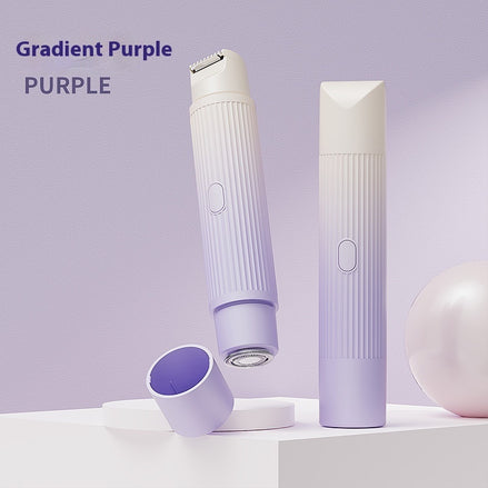 ✨SilkGlide Dual-Head Electric Shaver – Painless Hair Removal for Face, Bikini, Underarm & Legs