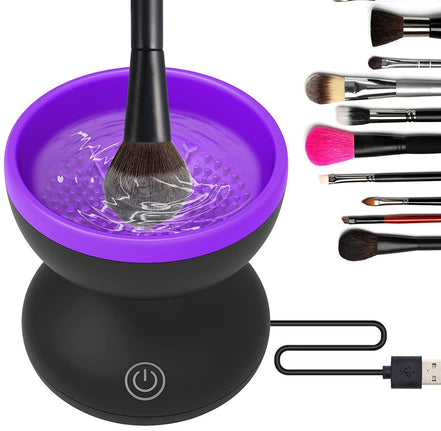 :  💖Electric Makeup Brush Cleaner Machine – Fast USB Automatic Cosmetic Brush Cleaning Tool for All Brush Sizes | Deep Clean & Dry in Seconds