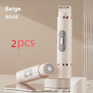 ✨SilkGlide Dual-Head Electric Shaver – Painless Hair Removal for Face, Bikini, Underarm & Legs