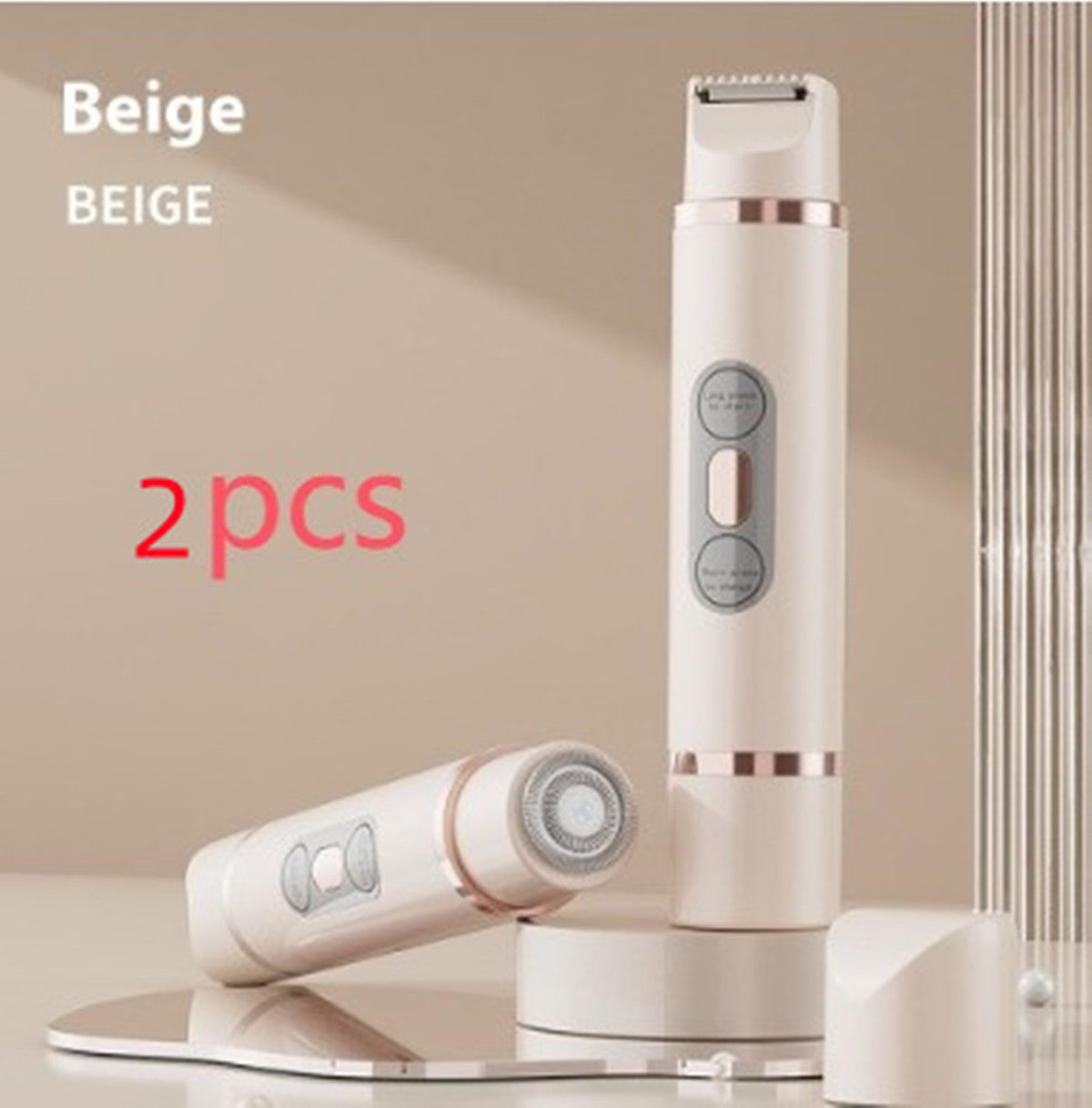 ✨SilkGlide Dual-Head Electric Shaver – Painless Hair Removal for Face, Bikini, Underarm & Legs