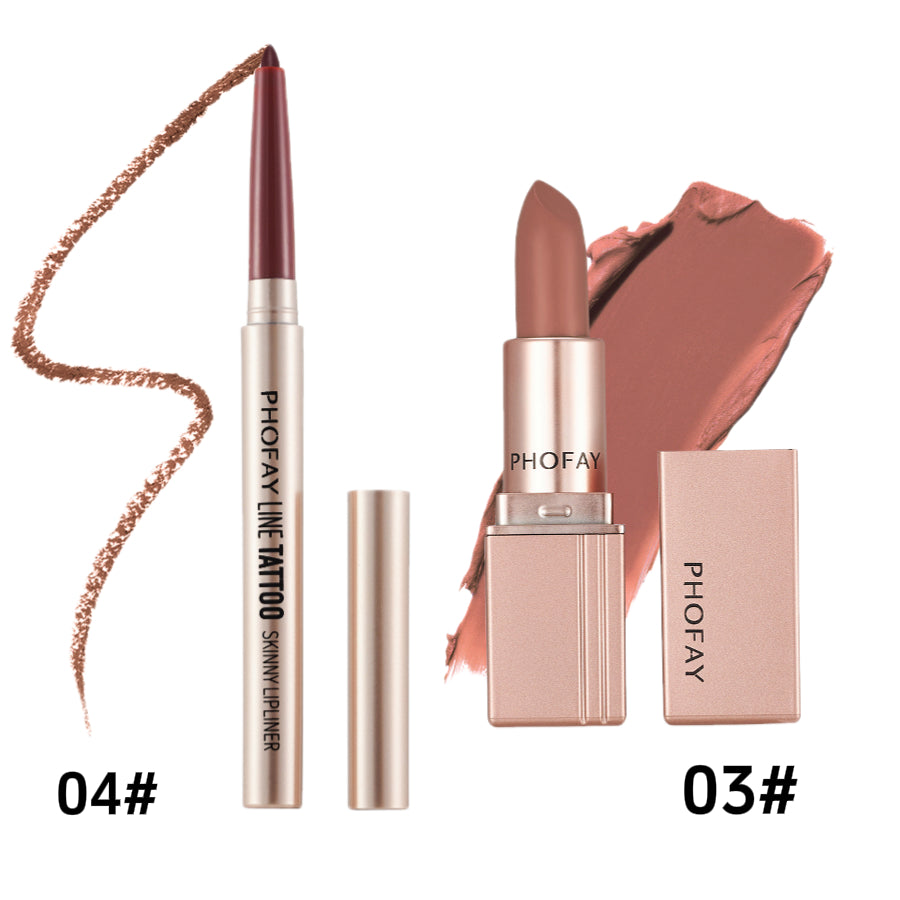 🌸 PHOFAY Matte Lipstick – PHOFAY Lipstick | No Stains. No Transfer. 50% OFF Today