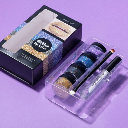 💖 Glitter Lip Gloss Kit – Long Lasting Shine That Survives Your Day