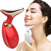 💎EMS Thermal Neck Lifting Massager – Electric Microcurrent Wrinkle Remover & Skin Tightening Device
