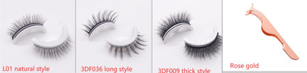 ✨Luxury Reusable 3D Mink Self-Adhesive Lashes – Glue-Free, Natural Volume, 10–20 Wears