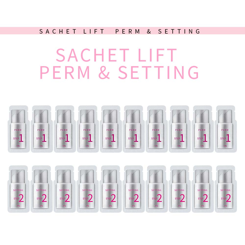 🌸ICONSIGN 10 Pairs Pouch Eyelash Perm Lotion Lashes Lift Quick Perming 5 To 8 Minutes Beauty Makeup Tools