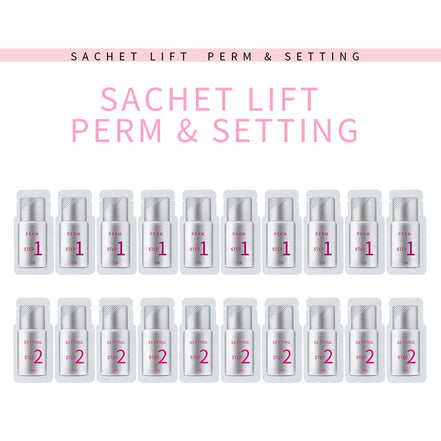 🌸ICONSIGN 10 Pairs Pouch Eyelash Perm Lotion Lashes Lift Quick Perming 5 To 8 Minutes Beauty Makeup Tools