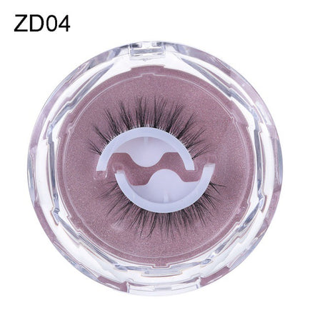 ✨Self-Adhesive Reusable Eyelashes – Glue-Free Natural Curl False Lashes for Effortless Everyday Glam