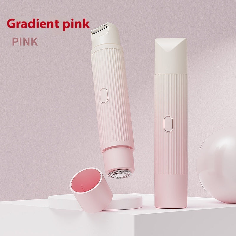 ✨SilkGlide Dual-Head Electric Shaver – Painless Hair Removal for Face, Bikini, Underarm & Legs