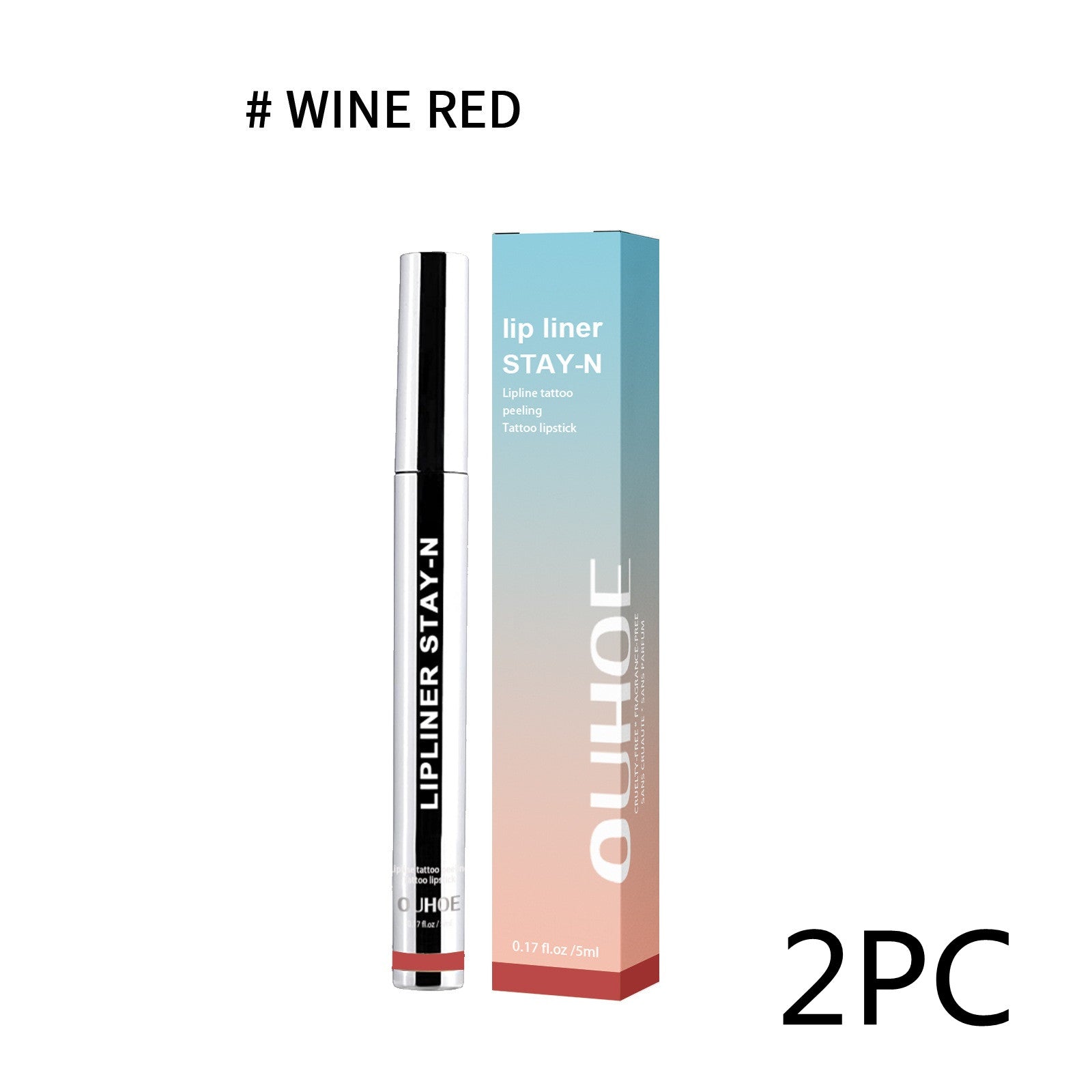 💄 LONG LASTING LIP LINER PEN – DARK BROWN
