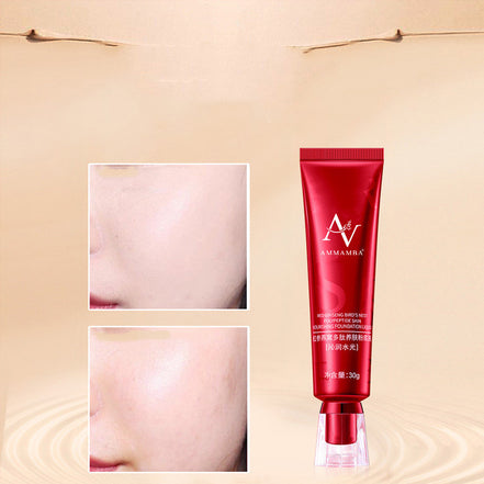 🌸Bird’s Nest Liquid Foundation Concealer – Flawless Full Coverage, Long-Lasting Natural Glow Makeup